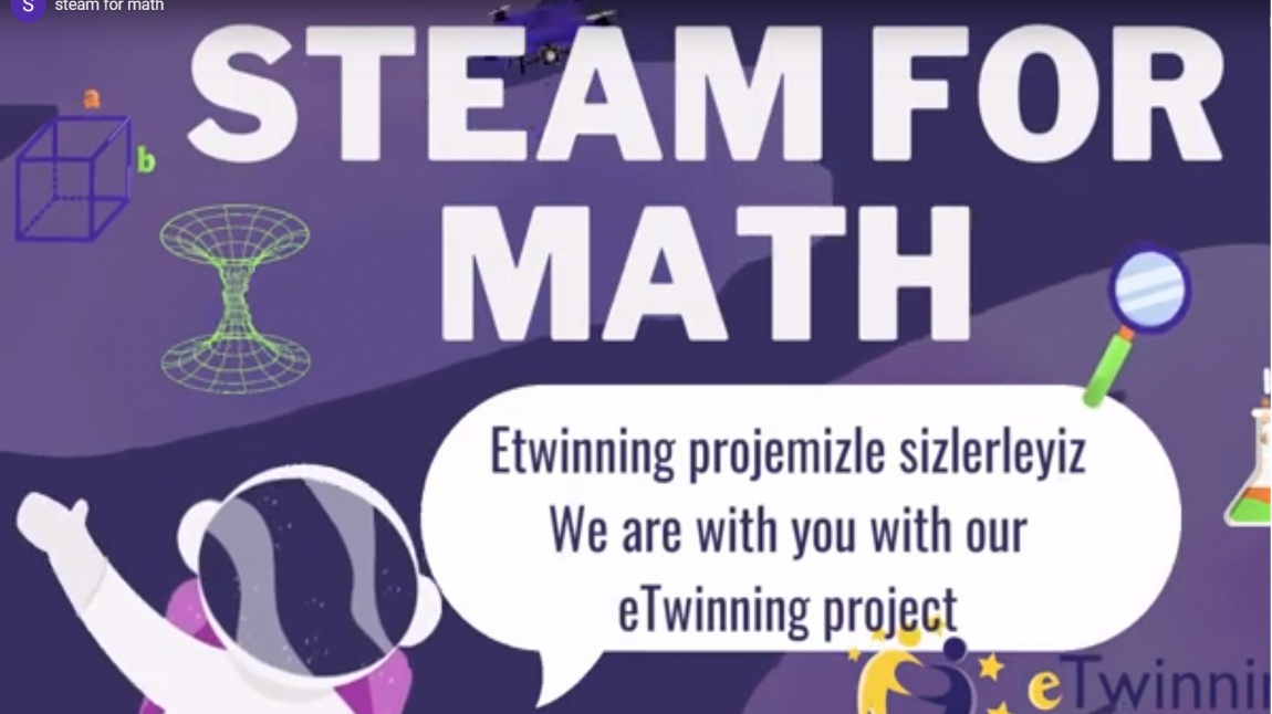 e-Twinning Steam For Math Proje Tanıtım Videomuz